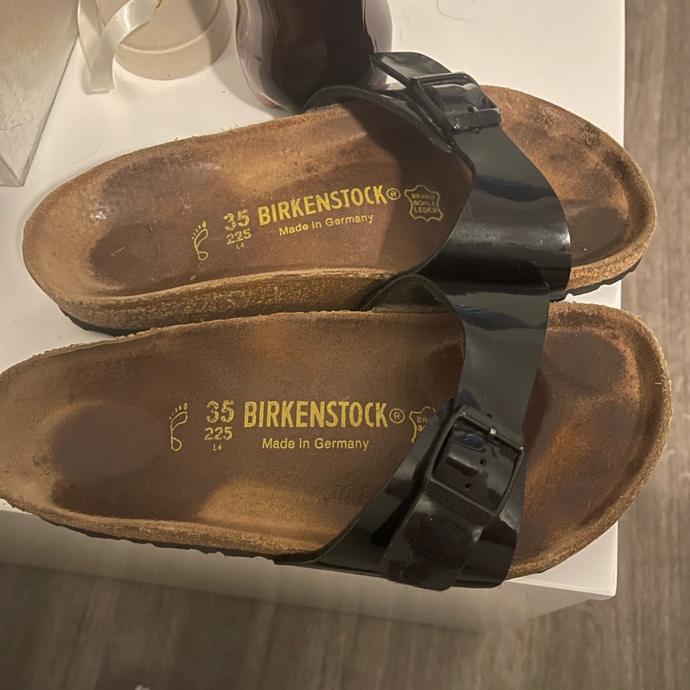 Birkenstock Madrid black patent